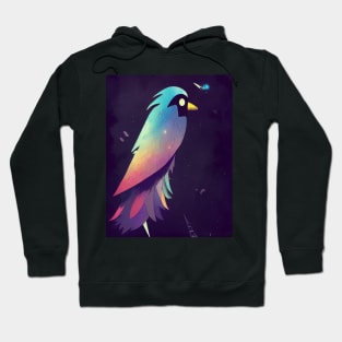 Starry Galaxy Crow Hoodie